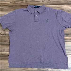 Polo Ralph Lauren Polo Shirt Men’s Sz. L Purple Heather Soft Cotton Pony Preppy